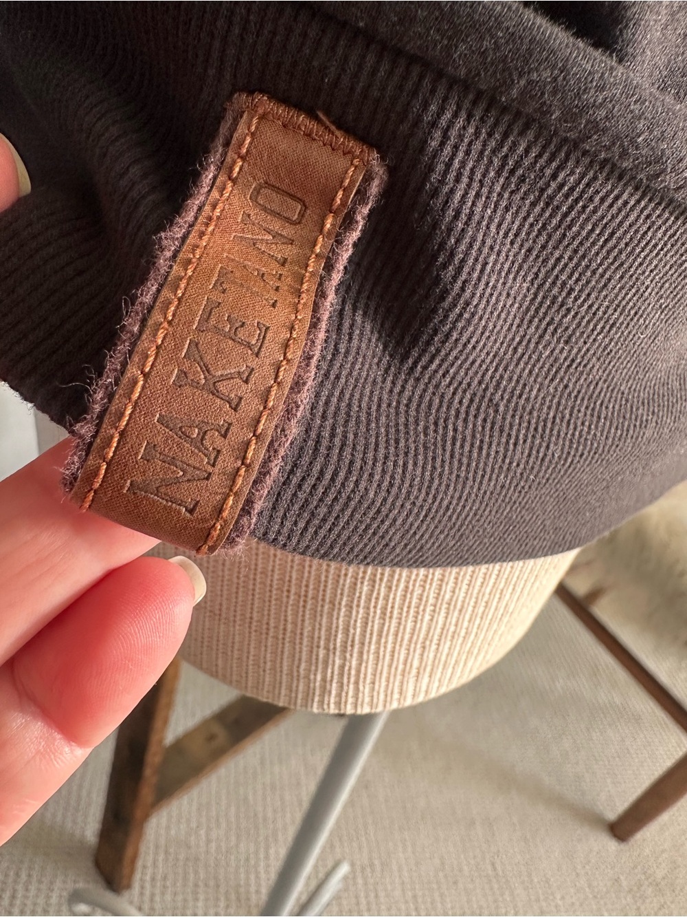 Naketano black hoodie with brown accents, size medium - Picture 14 of 16
